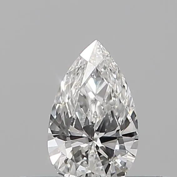0.07ct Pear Natural Diamond (Colour D, Clarity VVS2, Cut VG, IGI) - Lotus Diamond