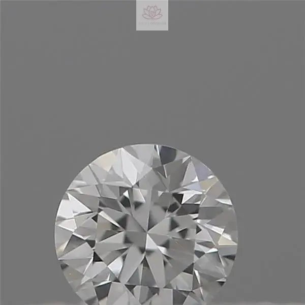 0.08ct Round Natural Diamond (Colour F, Clarity VS2, Cut VG, IGI) - Lotus Diamond