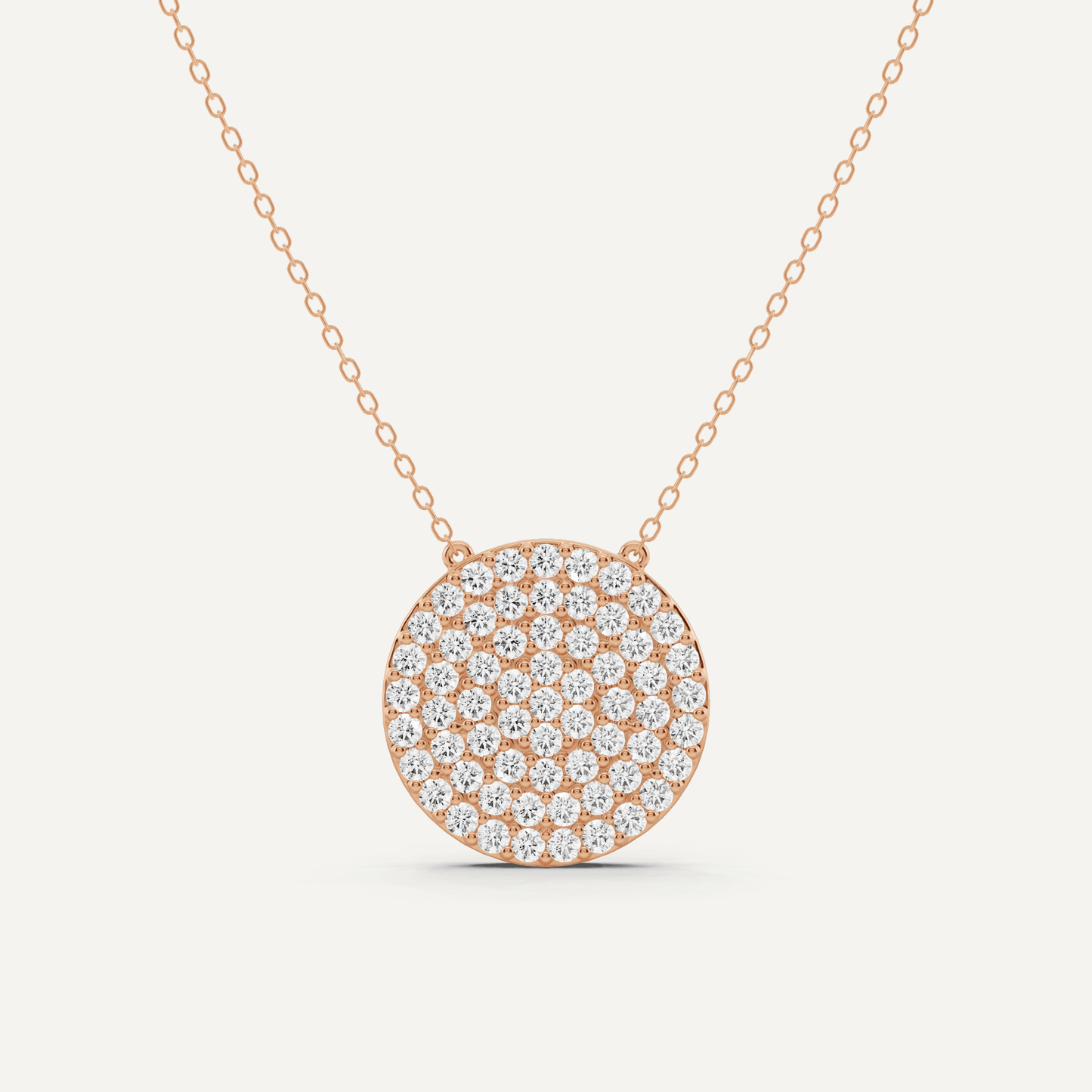 1 1/2 ctw Round Diamond Fashion Pendant - Lotus Diamond