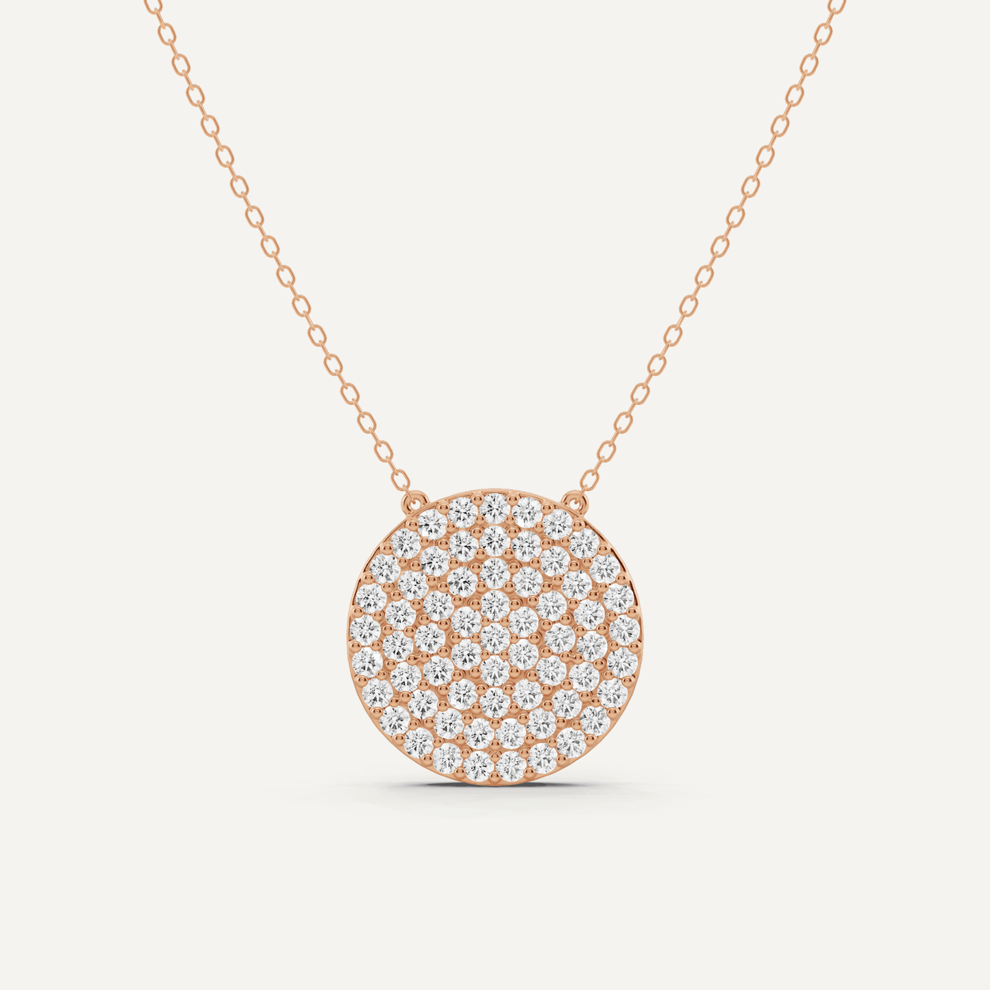 1 1/2 ctw Round Diamond Fashion Pendant - Lotus Diamond