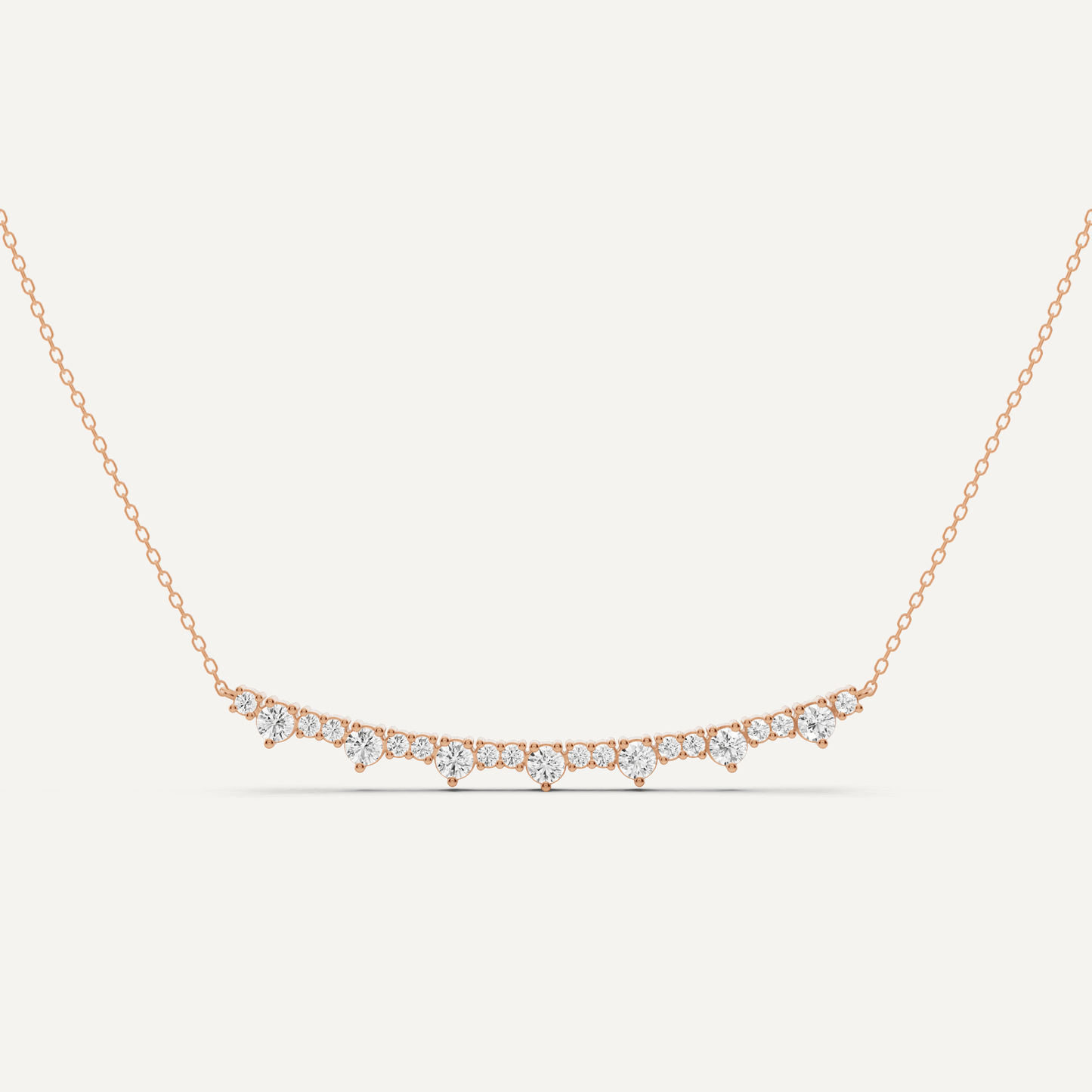 1 1/8 ctw Round Diamond Fashion Necklace - Lotus Diamond