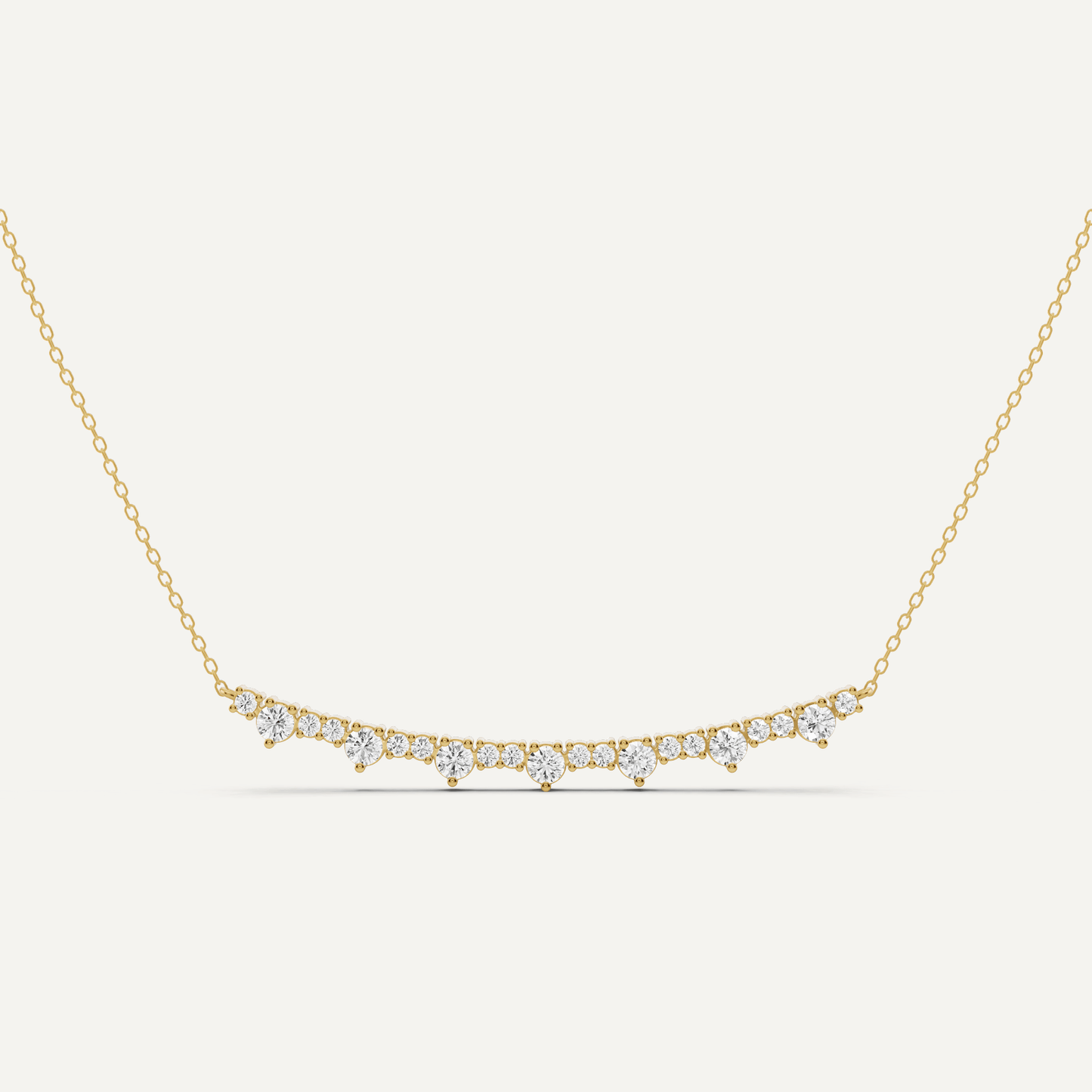 1 1/8 ctw Round Diamond Fashion Necklace - Lotus Diamond