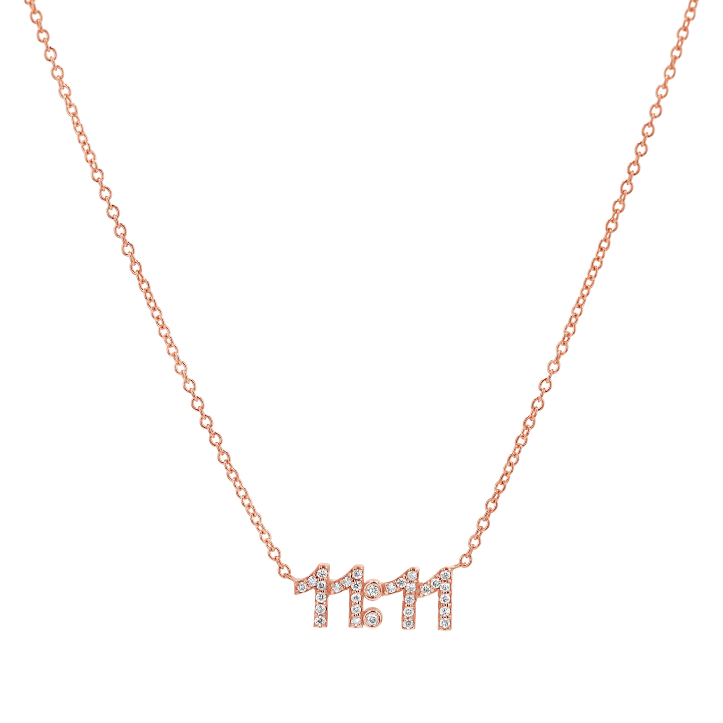 11:11 Diamond Necklace - Lotus Diamond