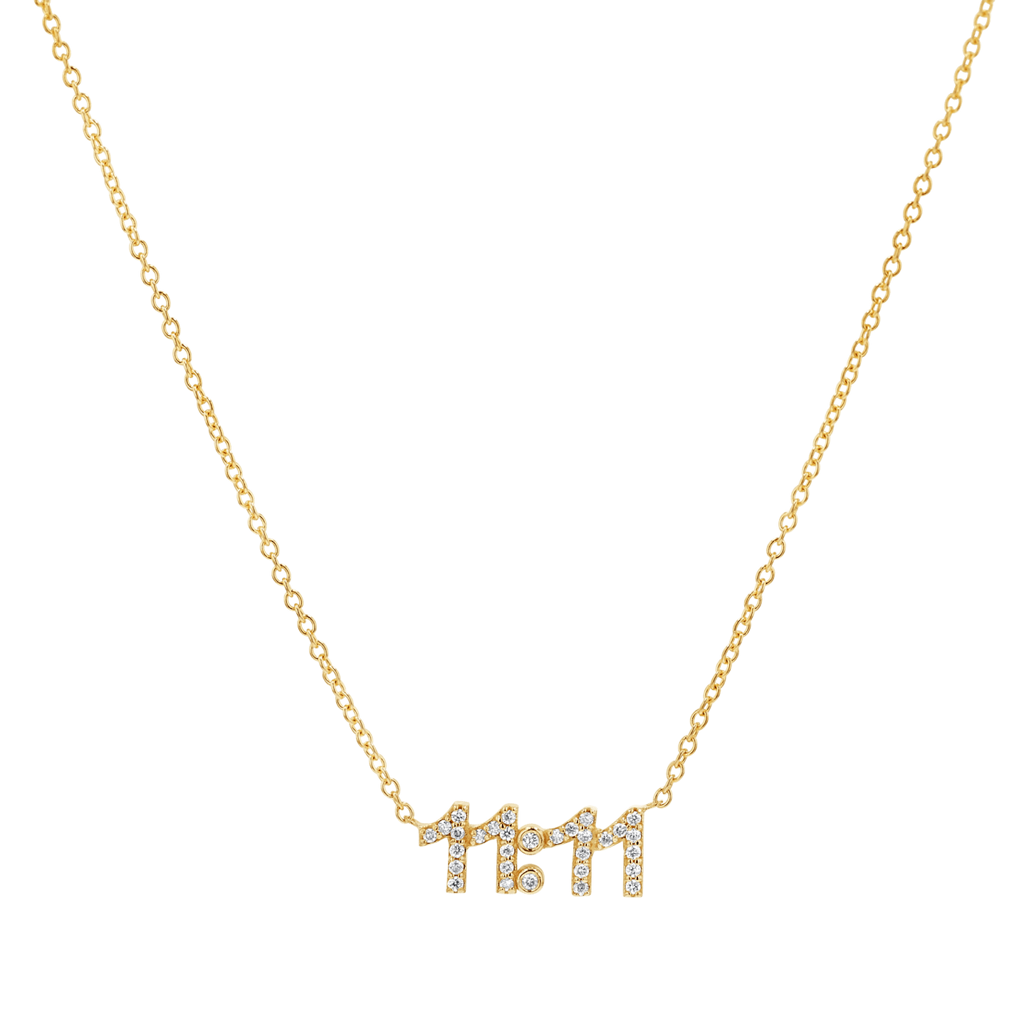 11:11 Diamond Necklace - Lotus Diamond