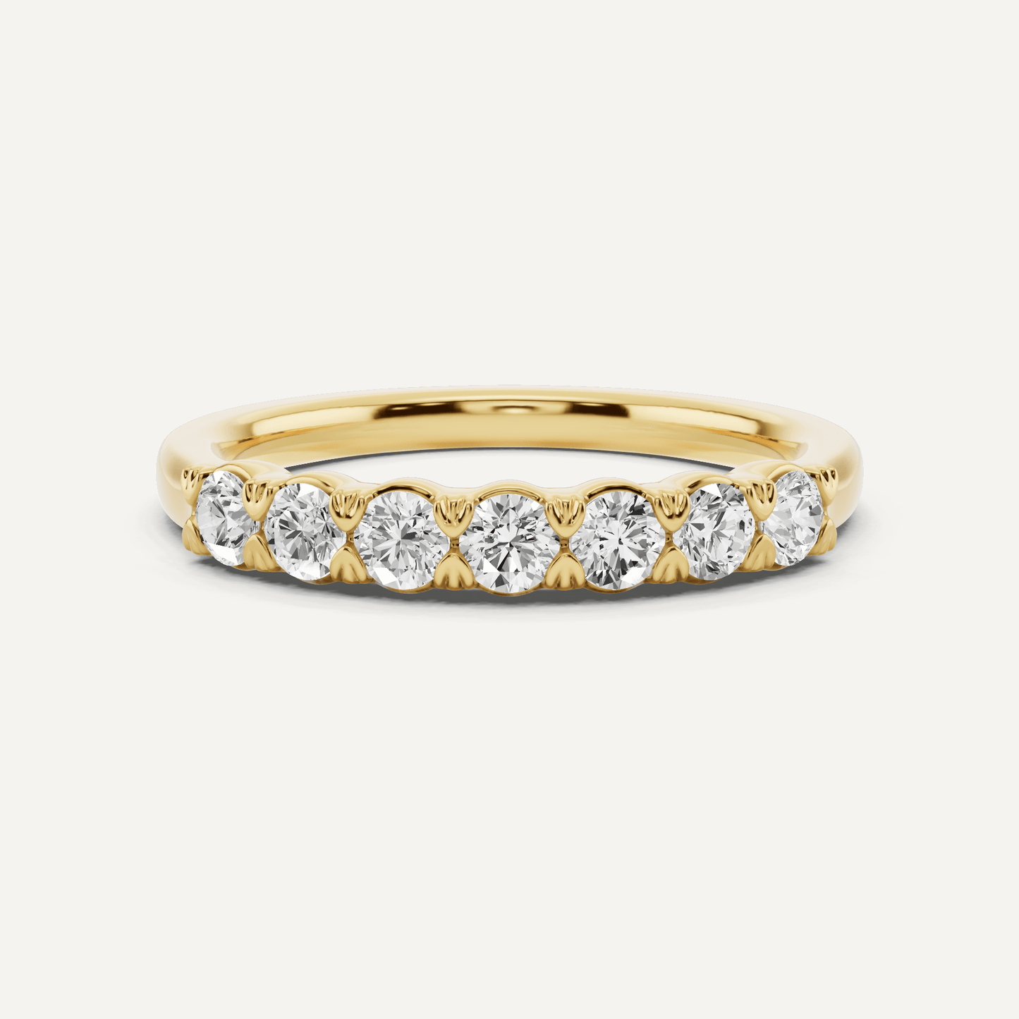 1/2 ctw Round Diamond Seven Stone Anniversary Band - Lotus Diamond