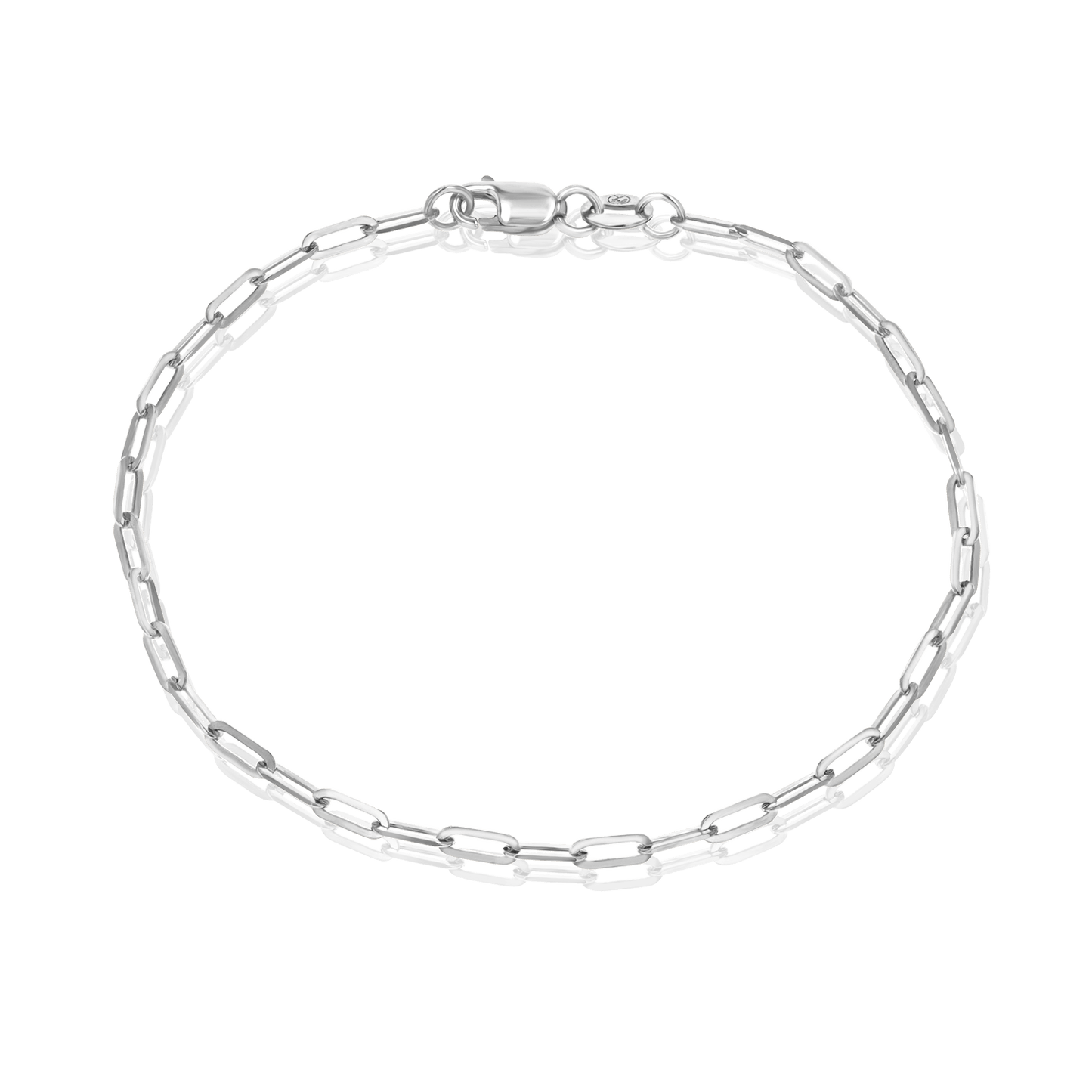 14K Diamond Cut Oval Link Bracelet - Lotus Diamond