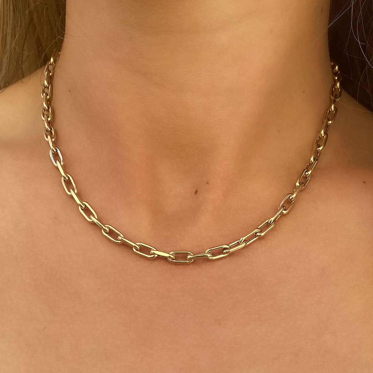 14K Grand Beverly Chain Necklace - Lotus Diamond