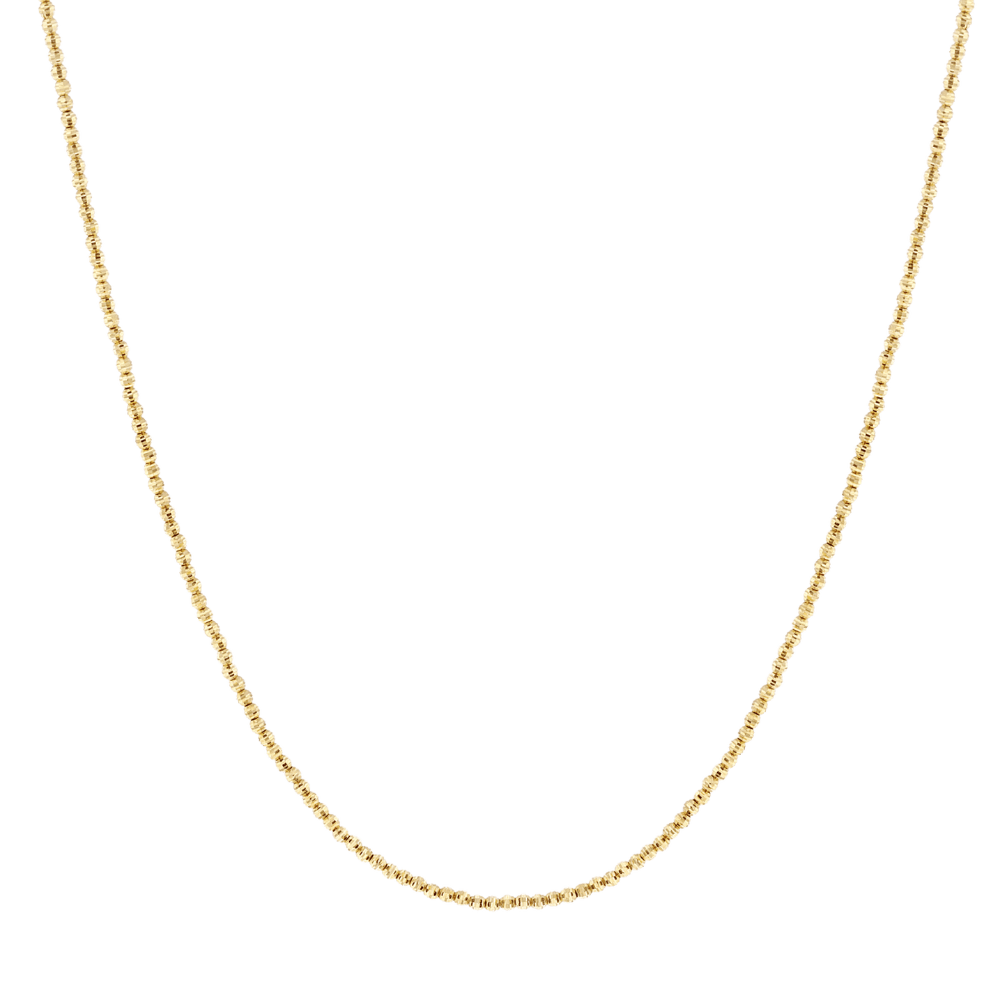 14K Mooncut Necklace - Lotus Diamond