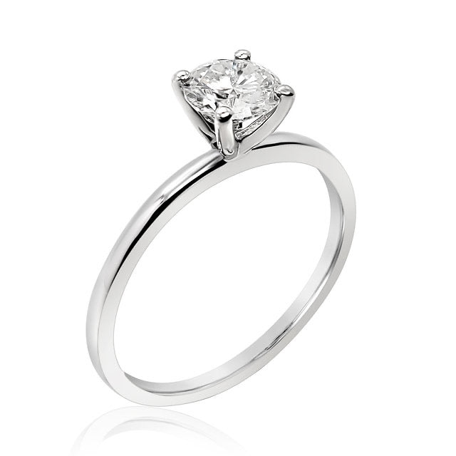 18K 4-Prongs Setting Lotus Diamond