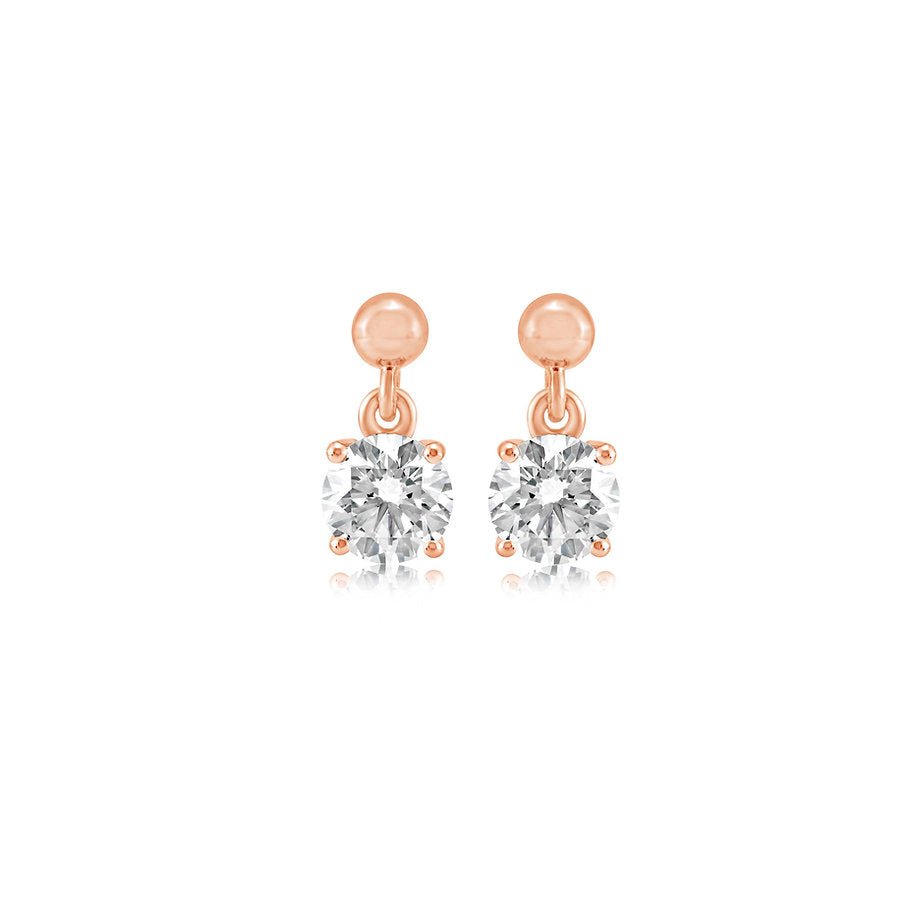18K earrings setting - Lotus Diamond