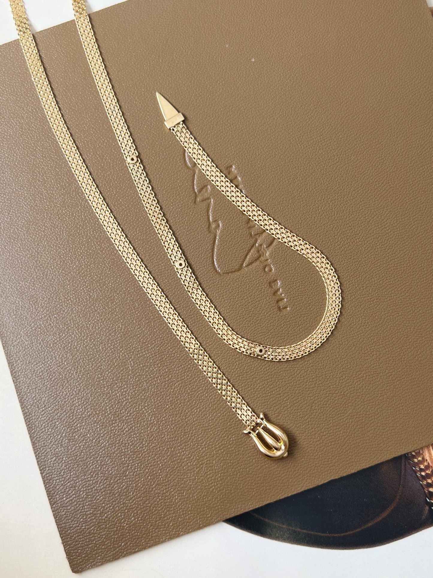 18k gold Fashion necklace - Style A - Lotus Diamond
