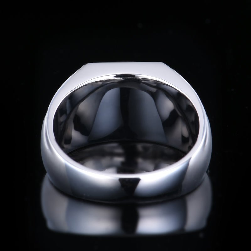 18k gold unburned ruby ring for men - Lotus Diamond