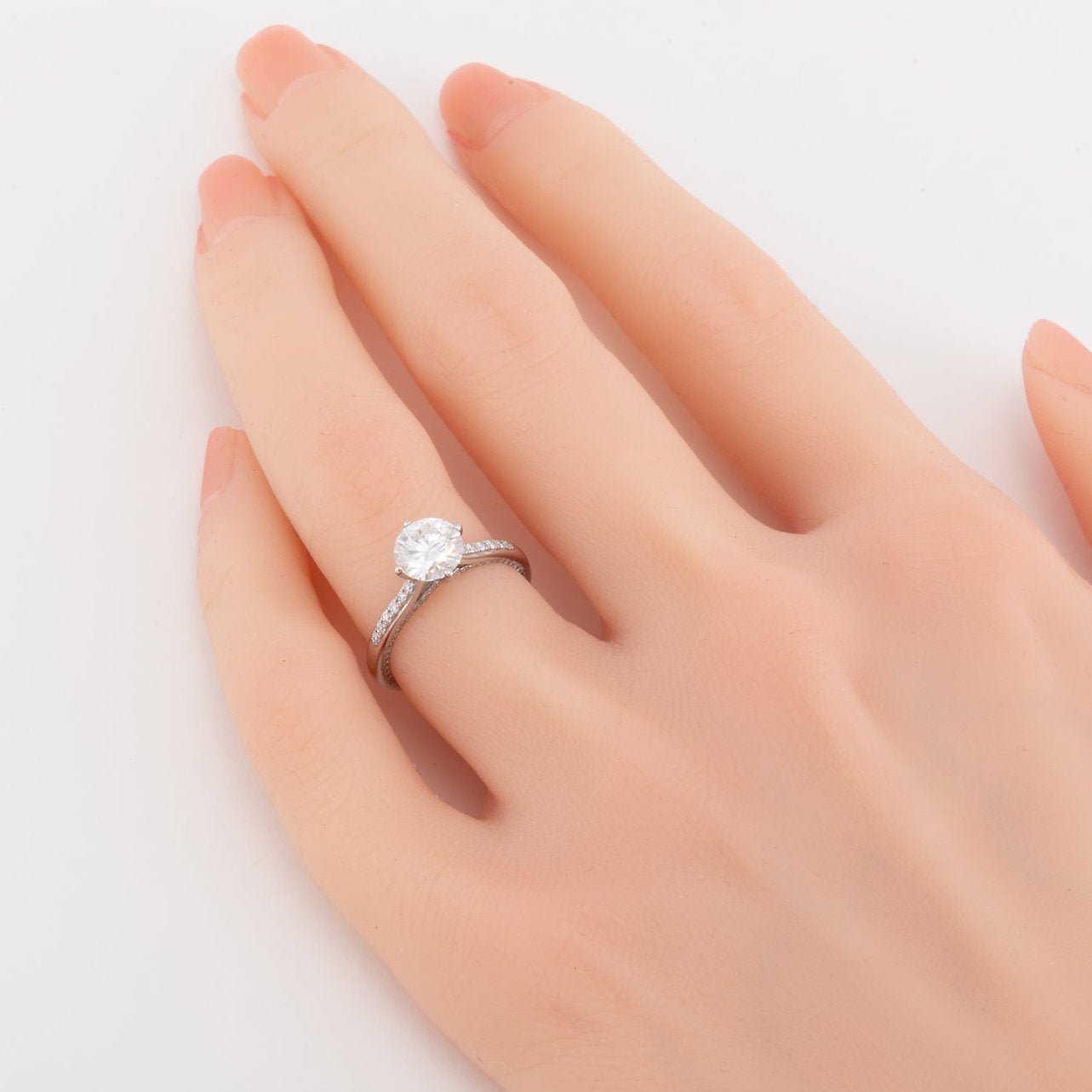 18K ring setting - Lotus Diamond
