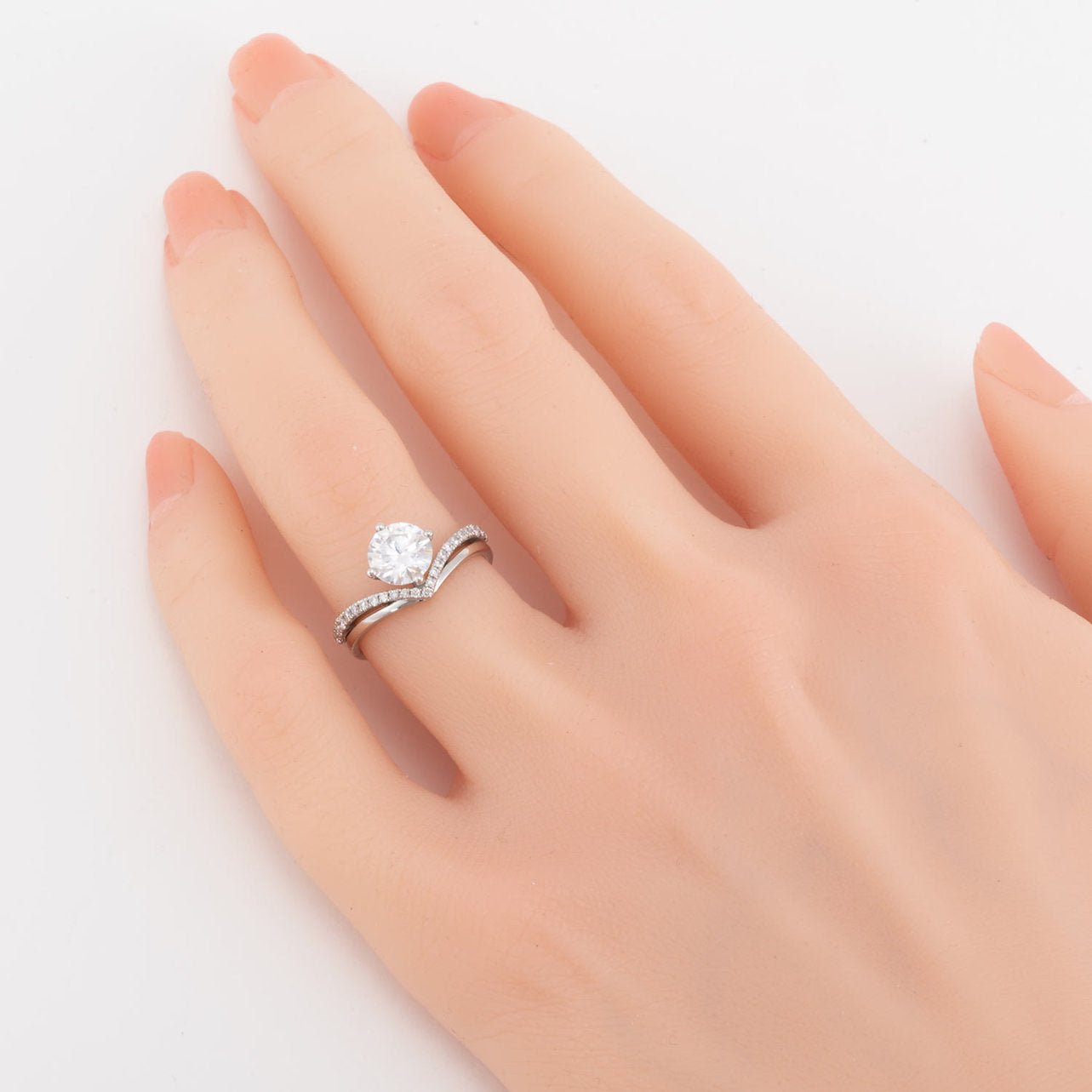18K ring setting - Lotus Diamond