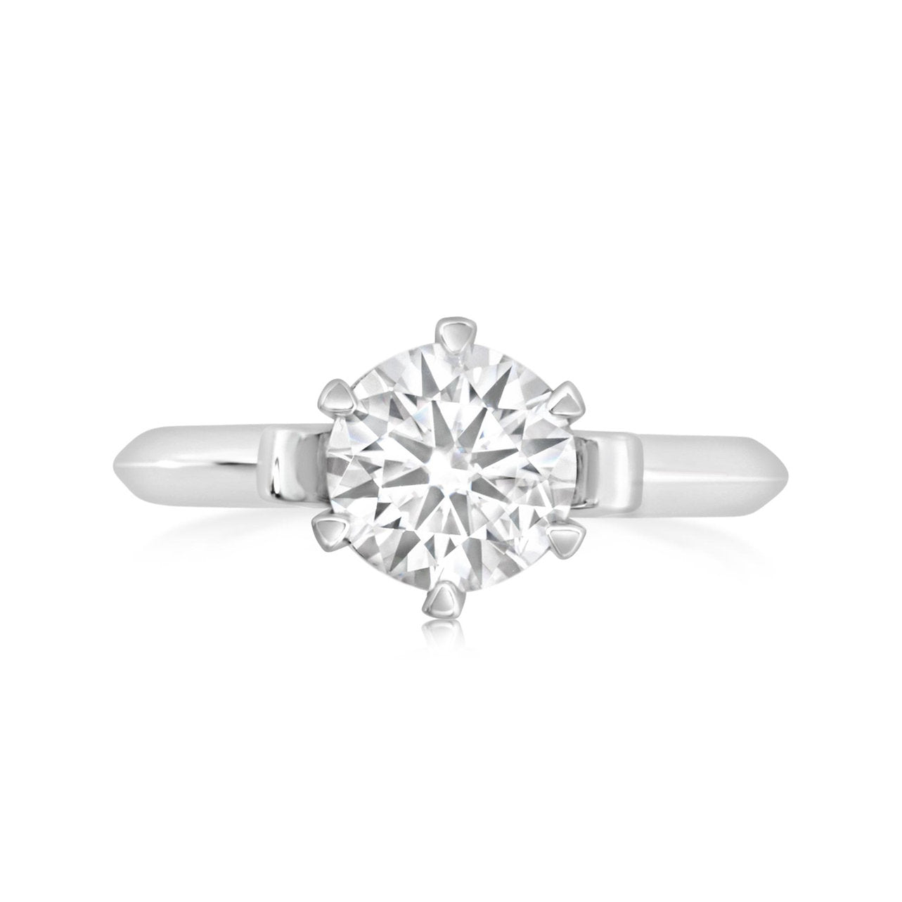 18K ring setting - Lotus Diamond