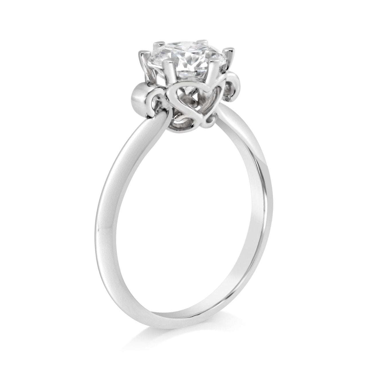 18K ring setting - Lotus Diamond