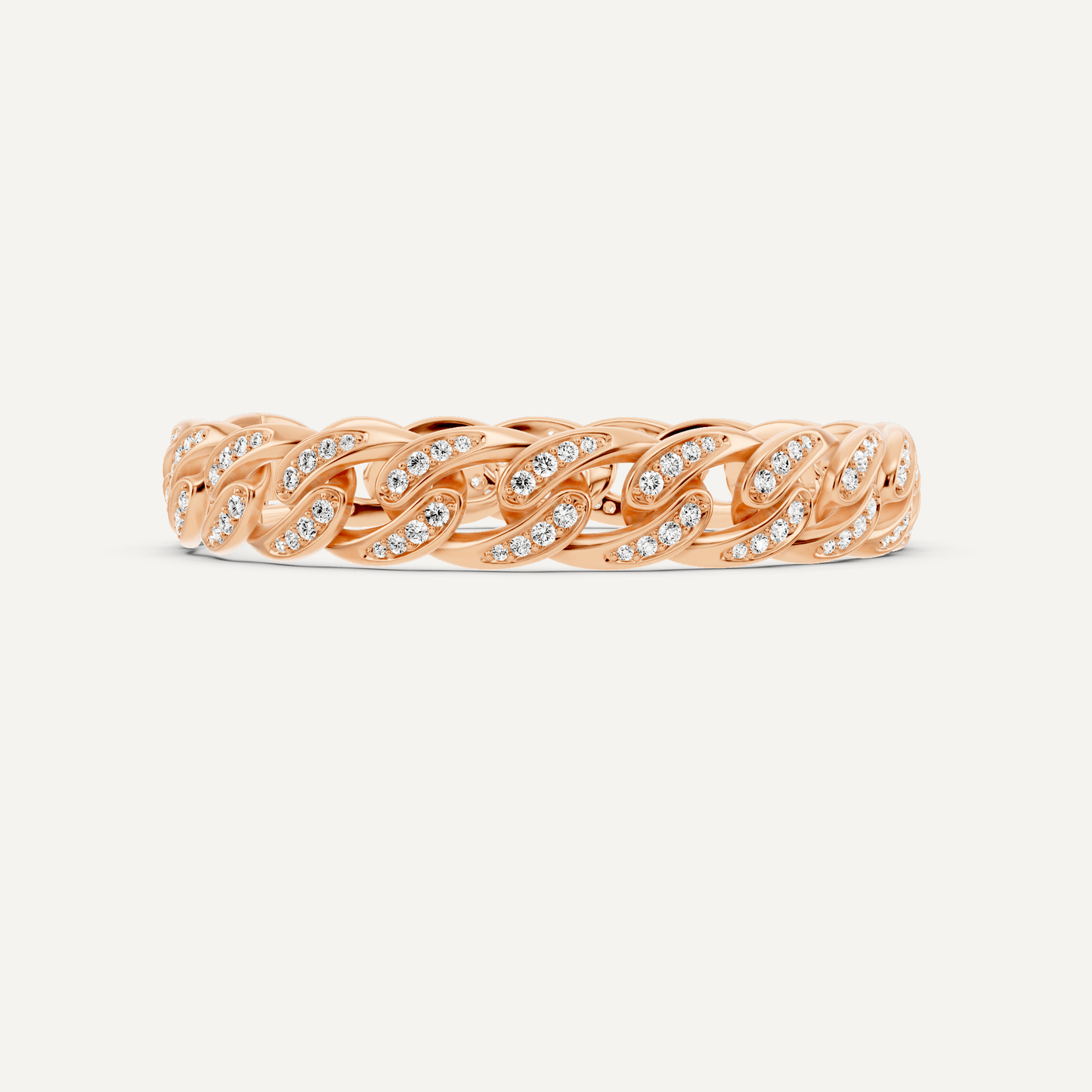 2 1/4 ctw Round Diamond Cuban Link Fashion Bracelet - Lotus Diamond