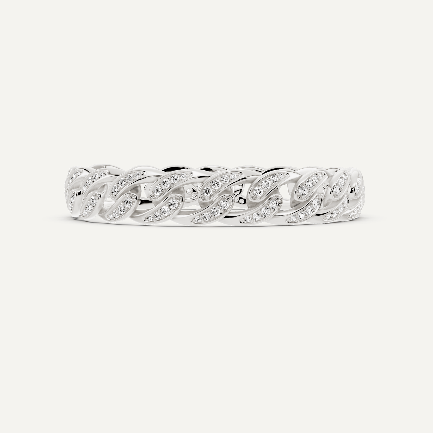 2 1/4 ctw Round Diamond Cuban Link Fashion Bracelet - Lotus Diamond