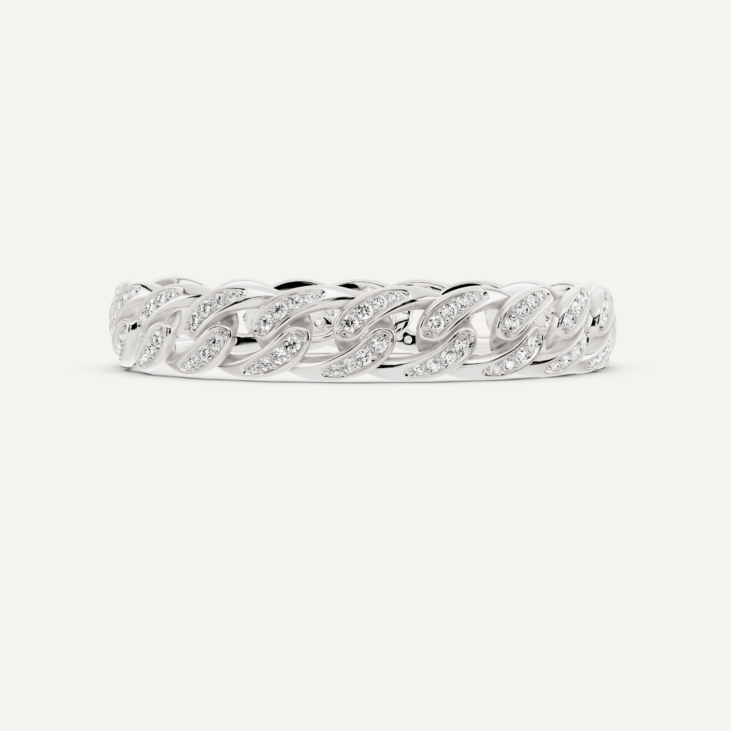2 1/4 ctw Round Diamond Cuban Link Fashion Bracelet - Lotus Diamond