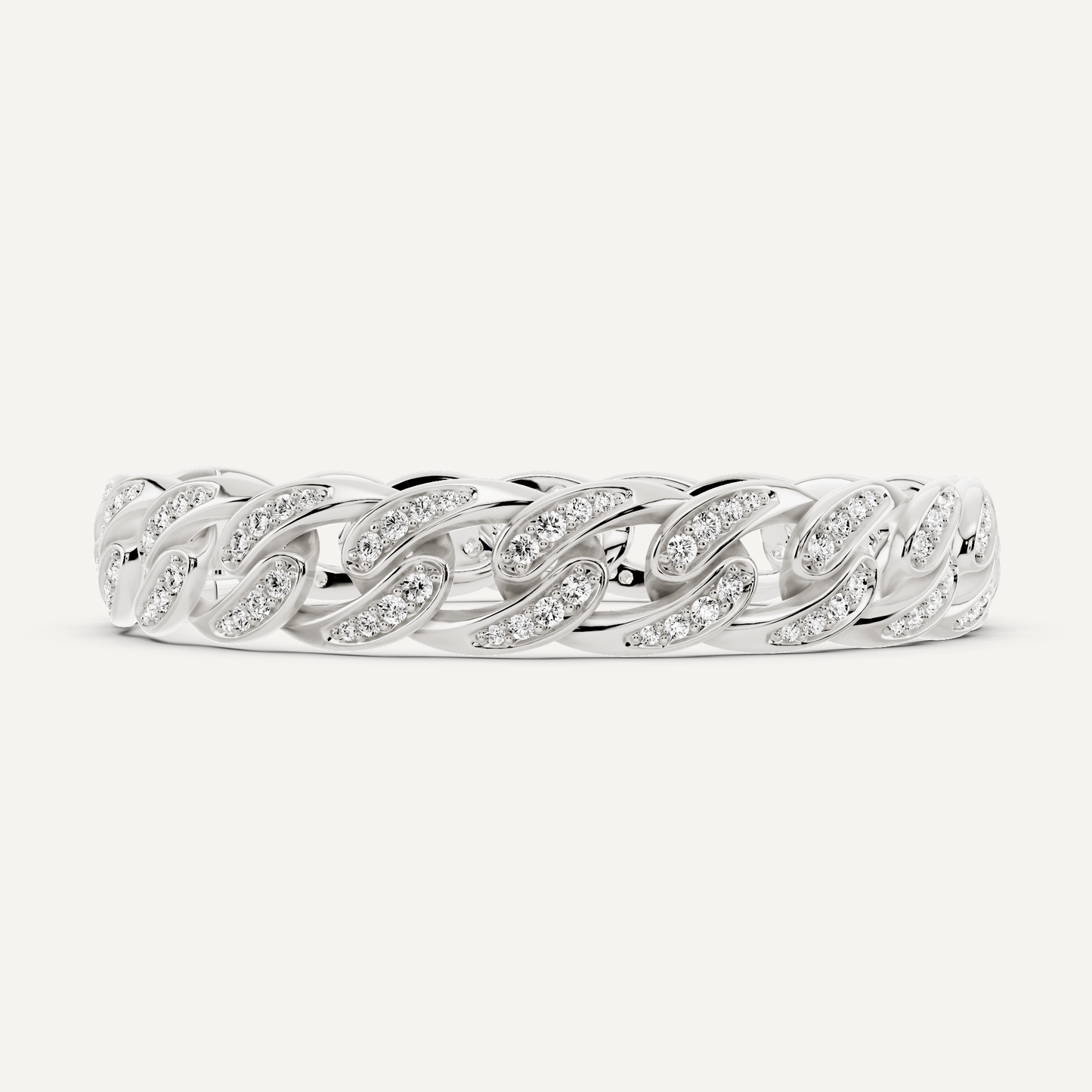 2 1/4 ctw Round Diamond Cuban Link Fashion Bracelet - Lotus Diamond