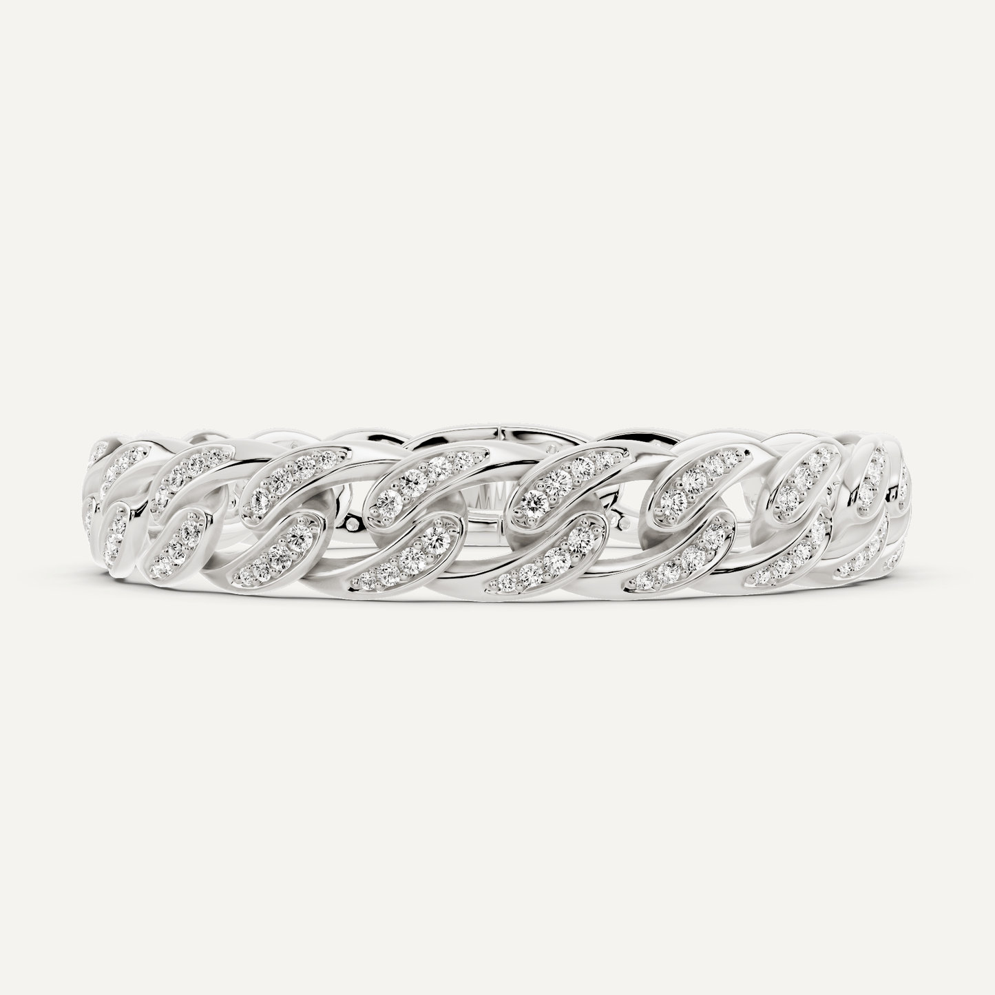 2 1/4 ctw Round Diamond Cuban Link Fashion Bracelet - Lotus Diamond