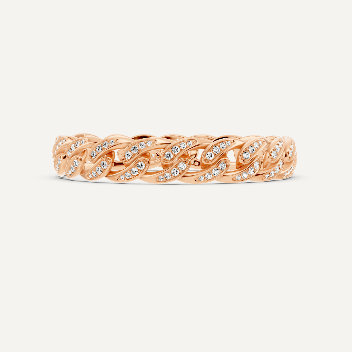 2 1/4 ctw Round Diamond Cuban Link Fashion Bracelet - Lotus Diamond