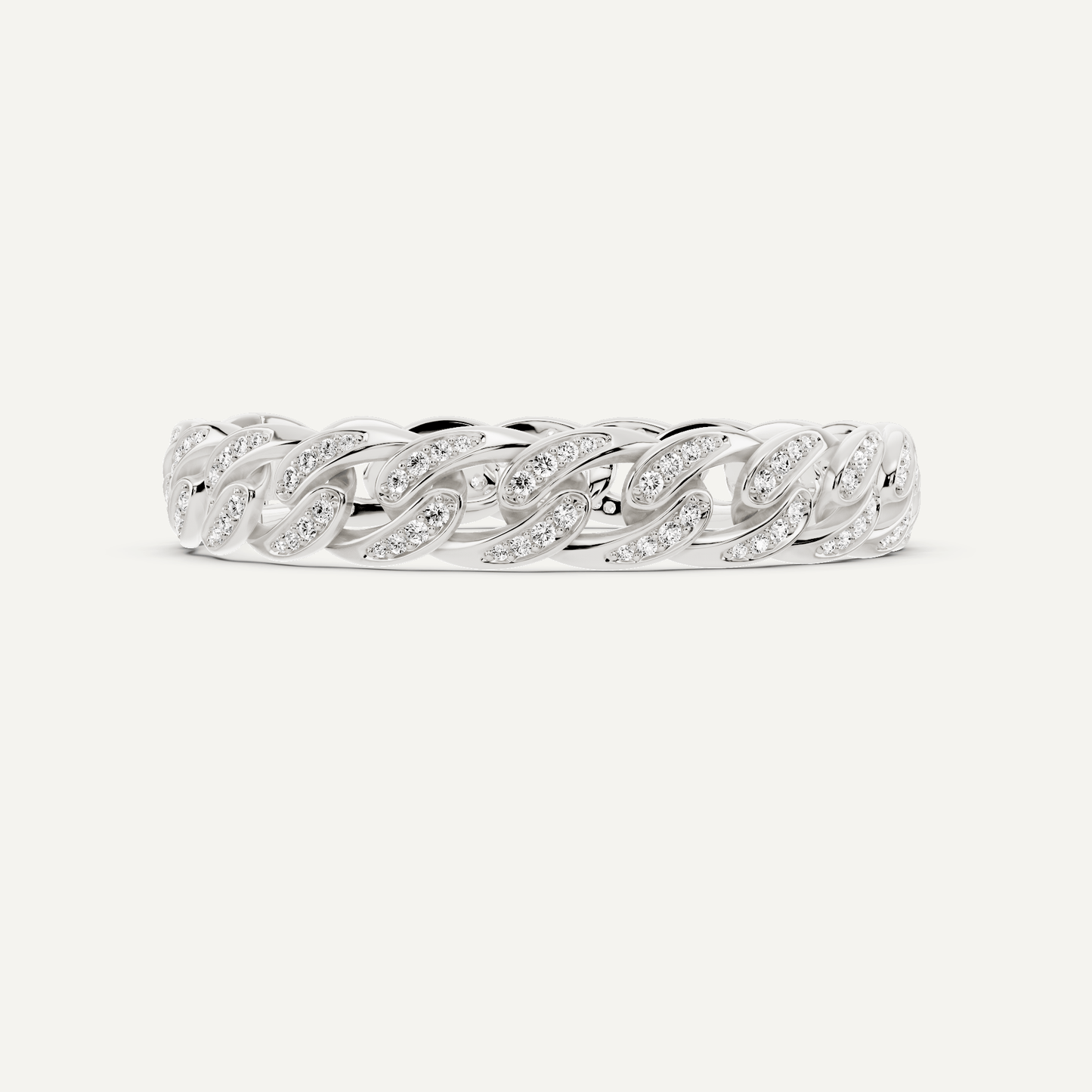 2 1/4 ctw Round Diamond Cuban Link Fashion Bracelet - Lotus Diamond
