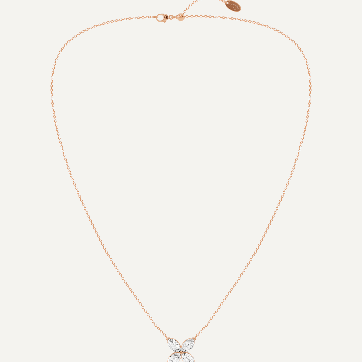 2 ctw Marquise Diamond Fashion Necklace - Lotus Diamond