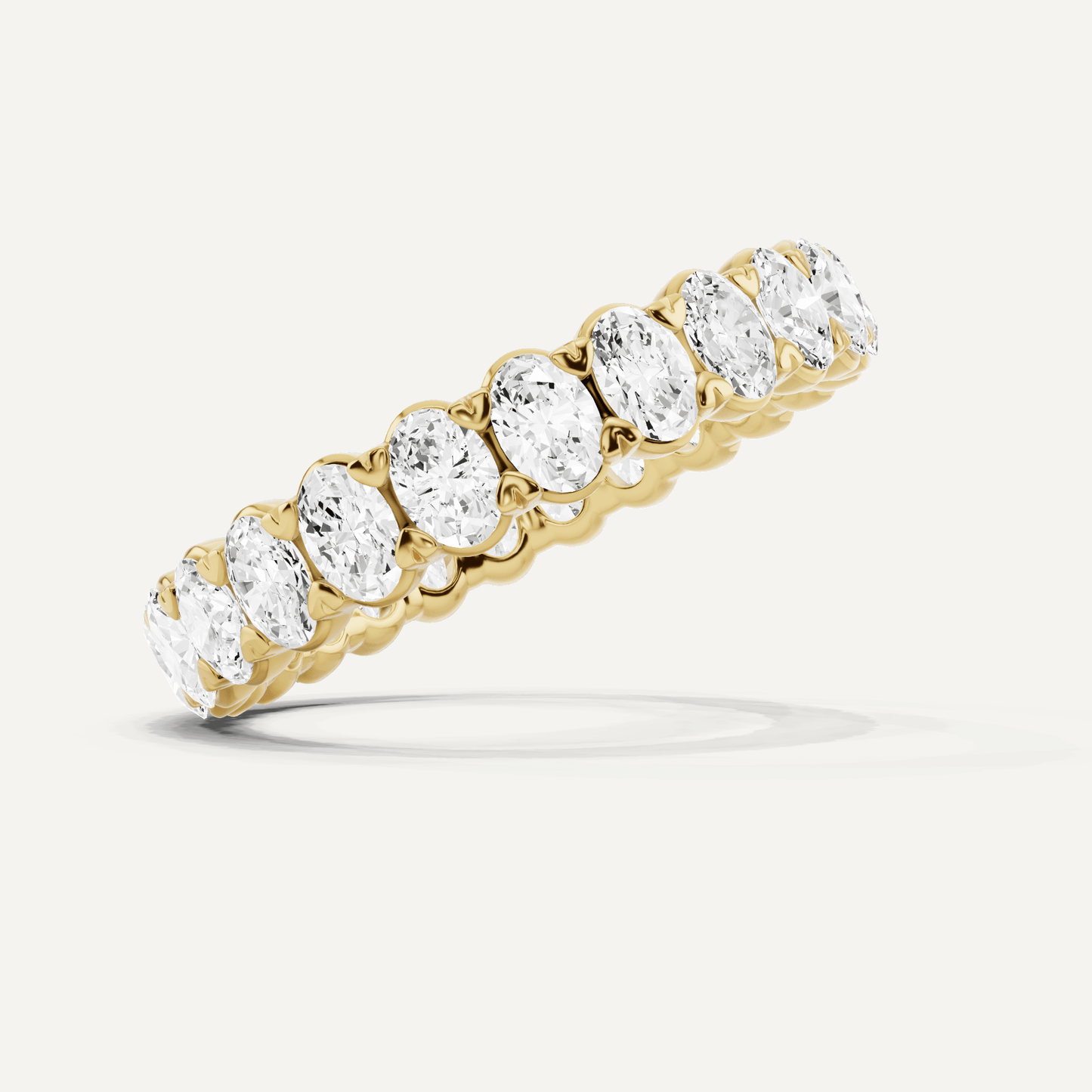 2 ctw Oval Diamond Eternity Band - Lotus Diamond
