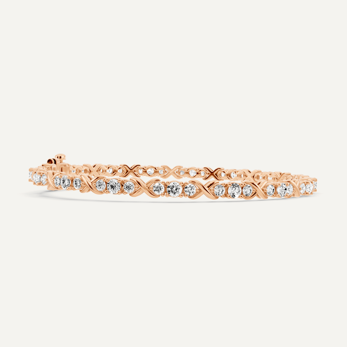 2 ctw Round Diamond Beleved X Fashion Bracelet - Lotus Diamond