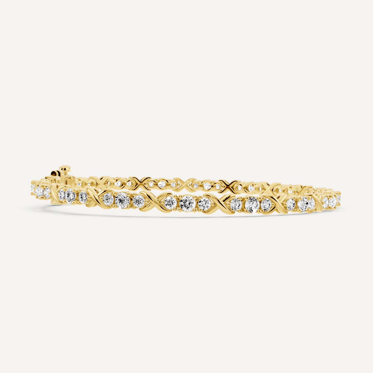 2 ctw Round Diamond Beleved X Fashion Bracelet - Lotus Diamond