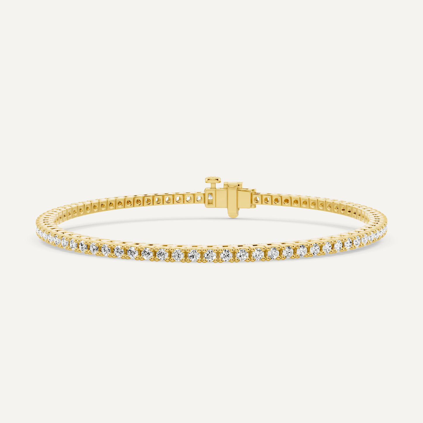 2 ctw Round Diamond Four Prong Tennis Bracelet - Lotus Diamond