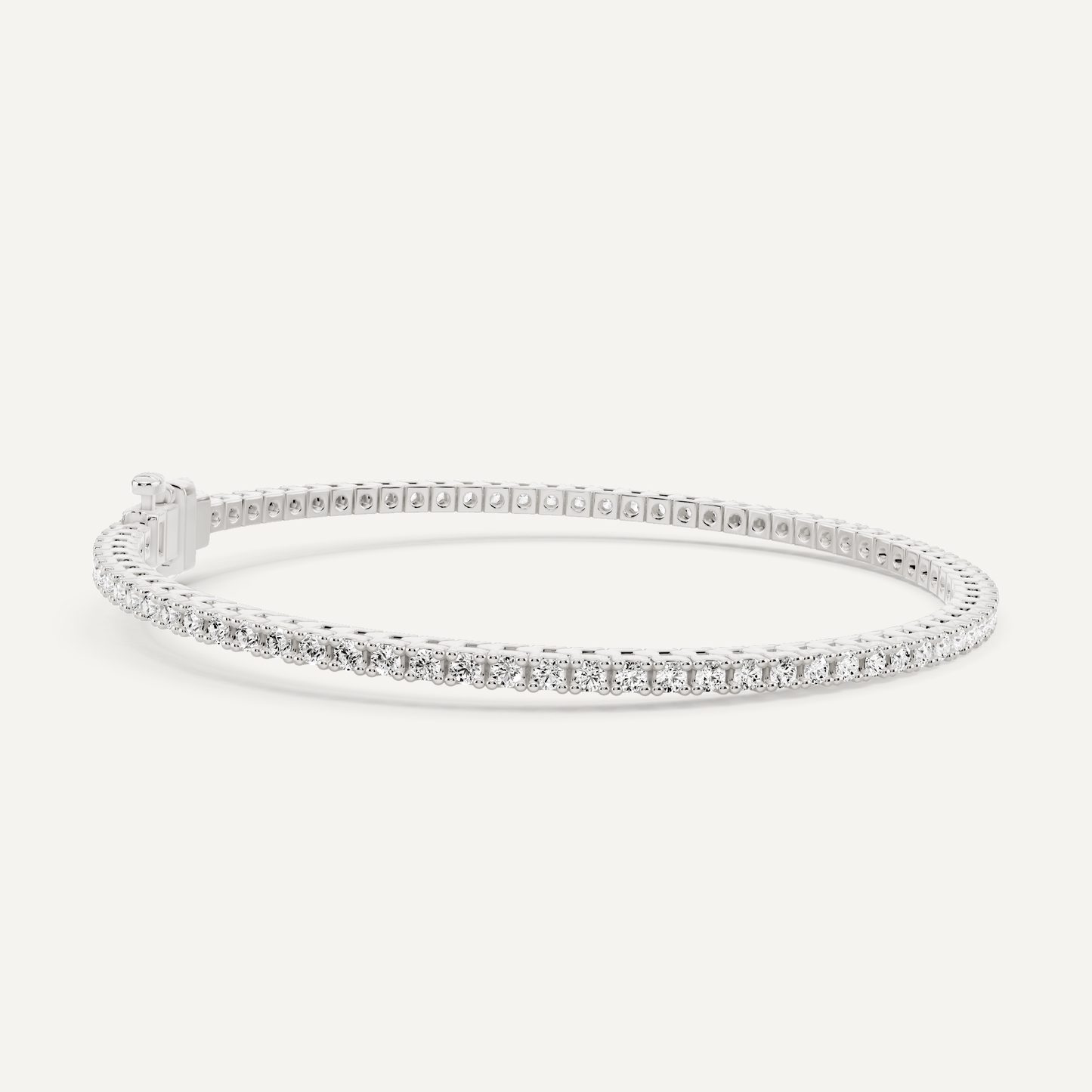 2 ctw Round Diamond Four Prong Tennis Bracelet - Lotus Diamond