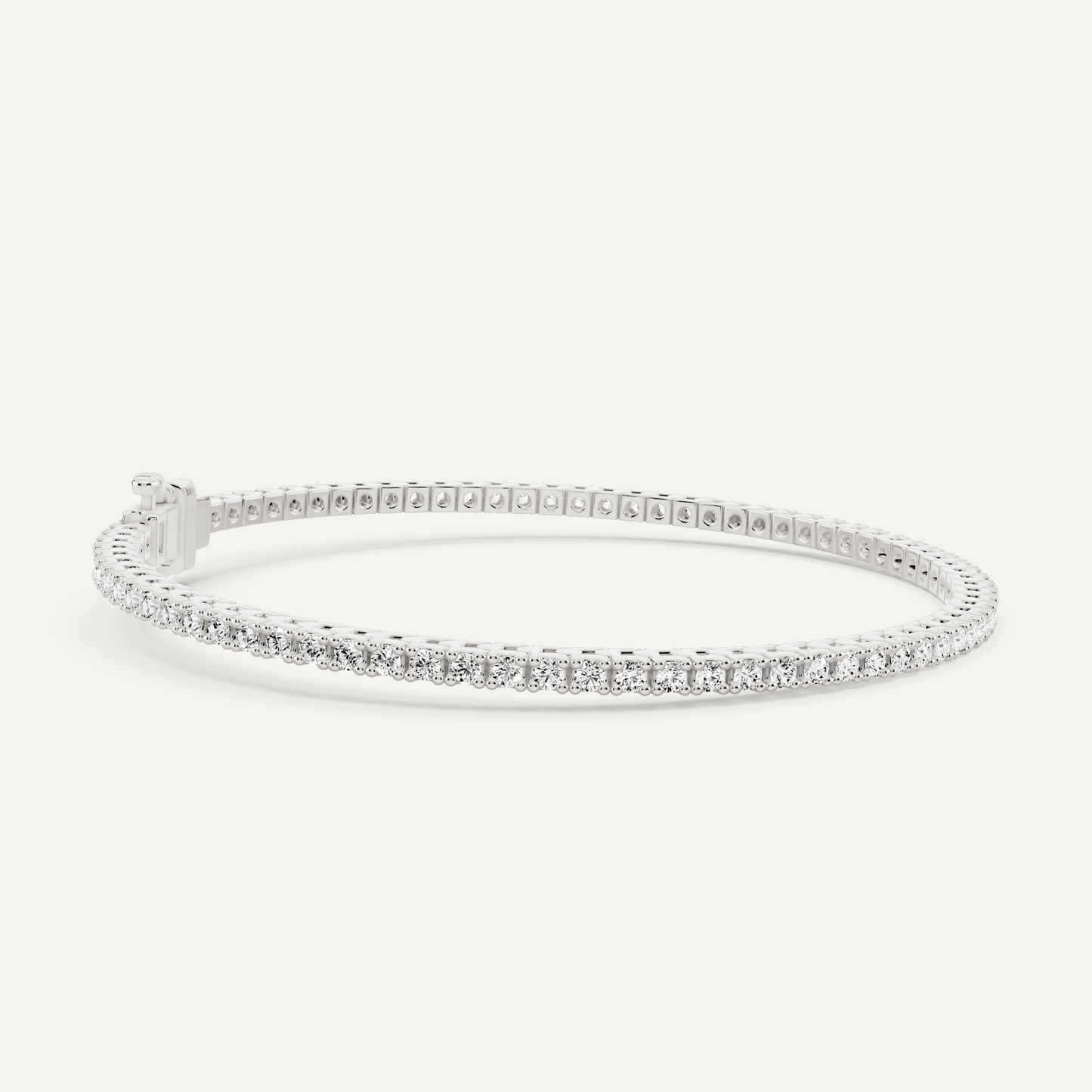 2 ctw Round Diamond Four Prong Tennis Bracelet - Lotus Diamond
