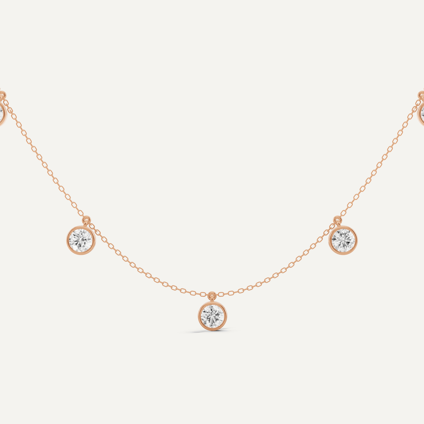 3 1/2 ctw Round Diamond Fashion Necklace - Lotus Diamond