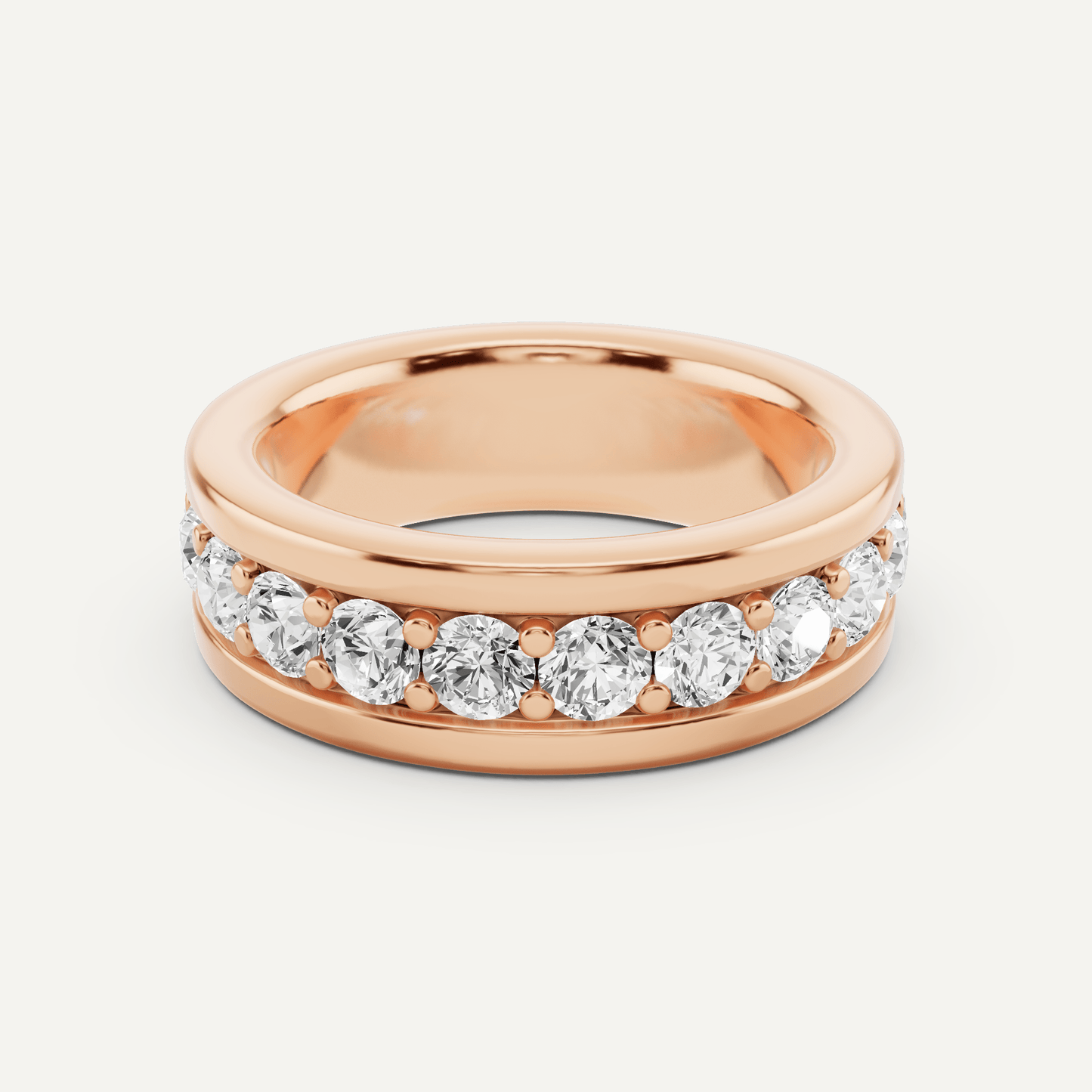 3 ctw Round Diamond Fashion Band - Lotus Diamond