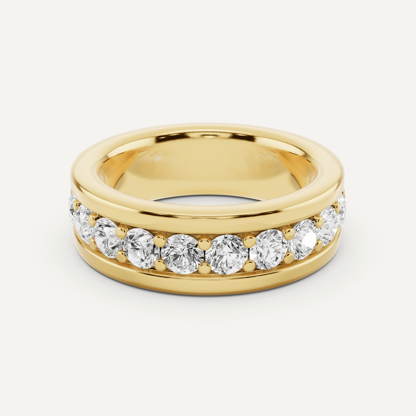 3 ctw Round Diamond Fashion Band - Lotus Diamond