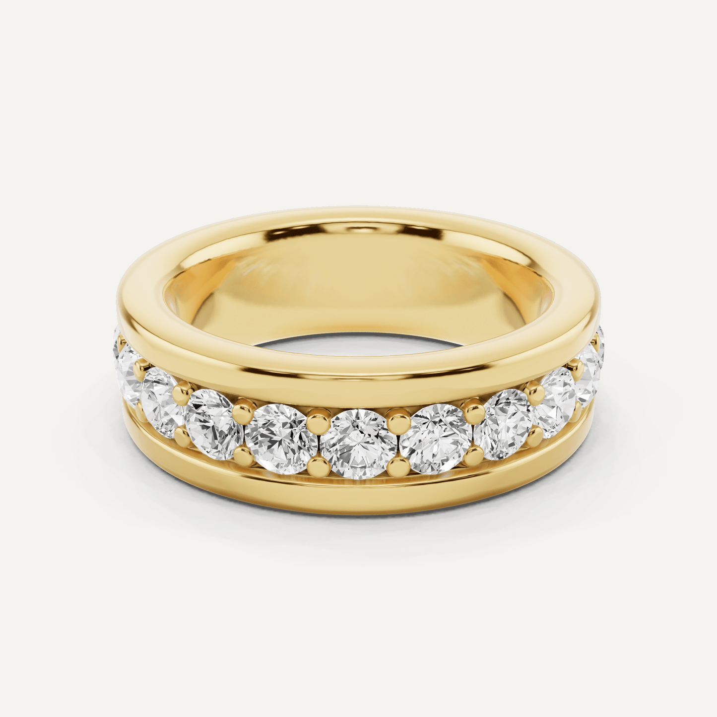 3 ctw Round Diamond Fashion Band - Lotus Diamond