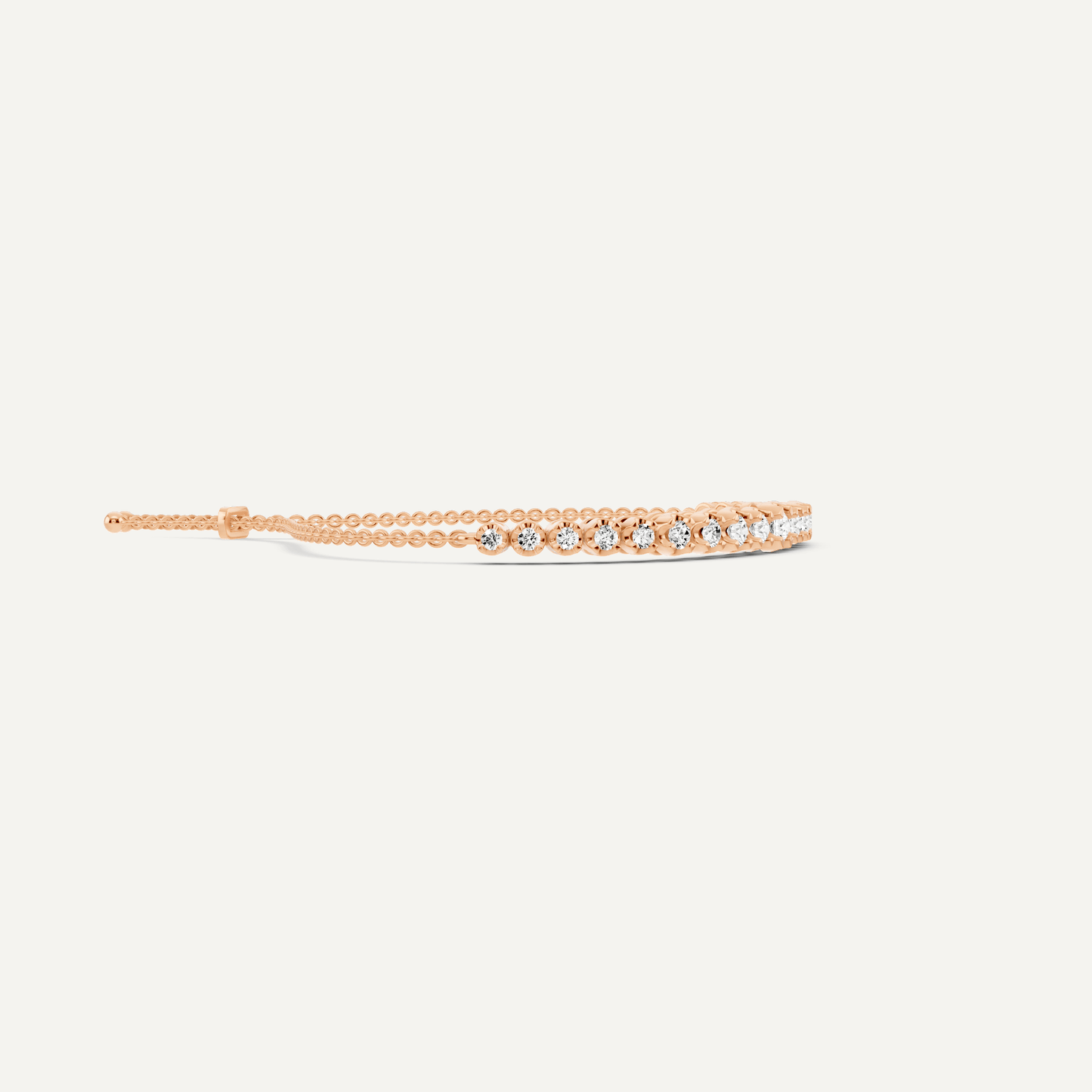 3/4 ctw Round Diamond Graduating Bolo Fashion Bracelet - Lotus Diamond