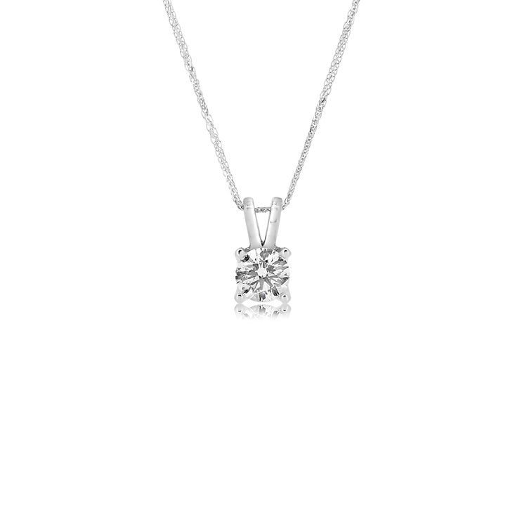 4 Prong pendant setting - Lotus Diamond