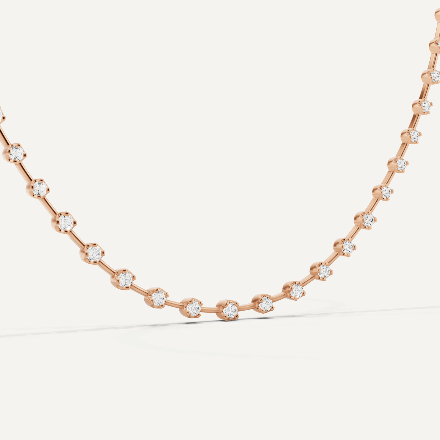 5 ctw Round Diamond Fashion Necklace - Lotus Diamond