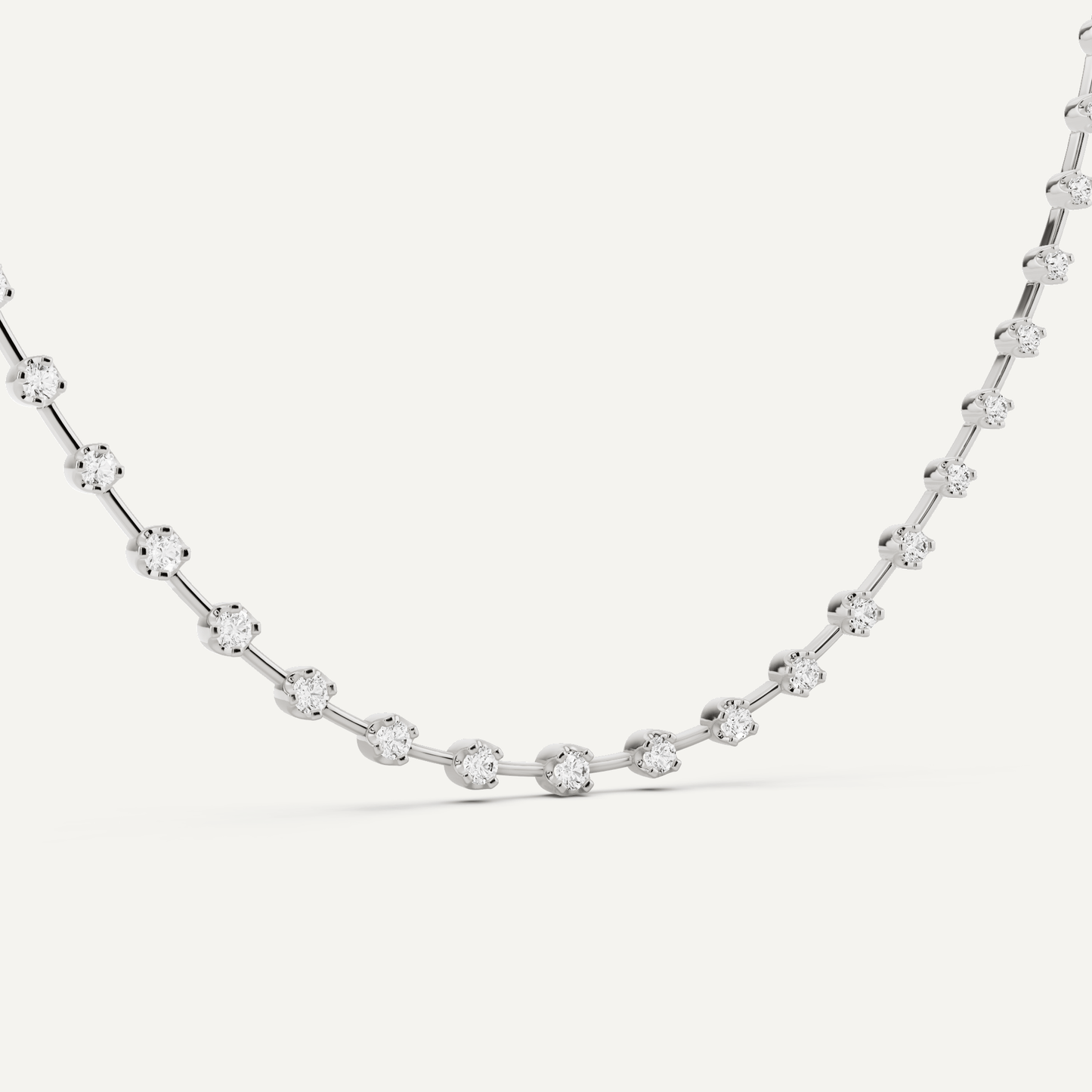 5 ctw Round Diamond Fashion Necklace - Lotus Diamond