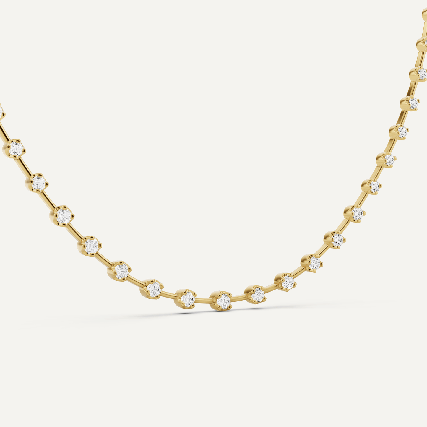 5 ctw Round Diamond Fashion Necklace - Lotus Diamond