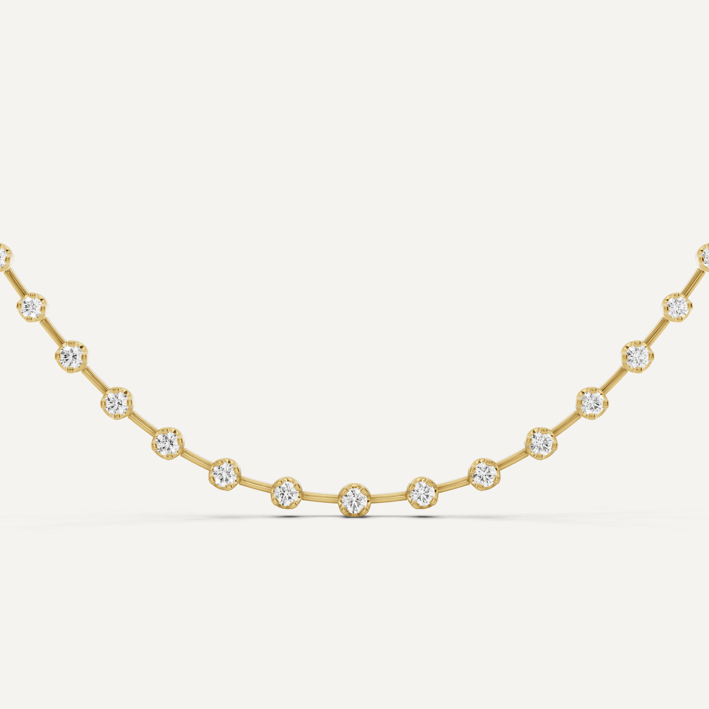 5 ctw Round Diamond Fashion Necklace - Lotus Diamond