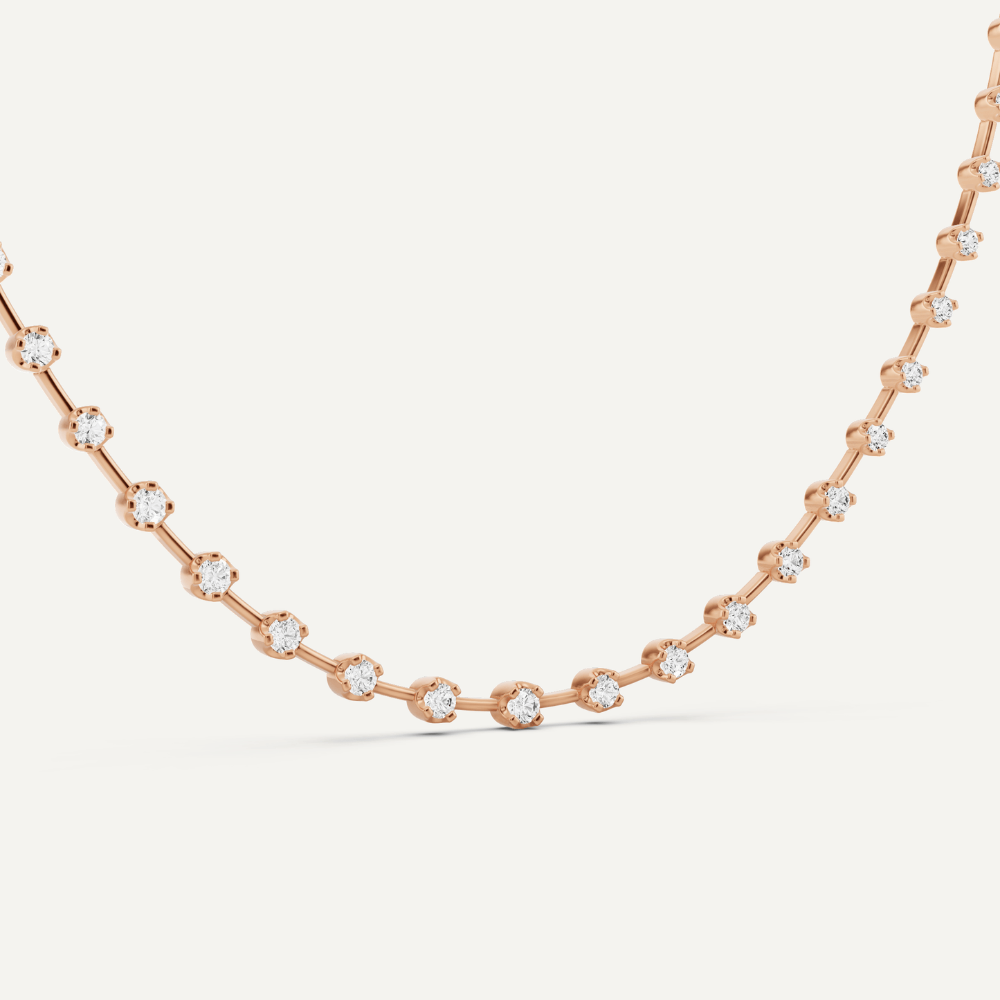 5 ctw Round Diamond Fashion Necklace - Lotus Diamond