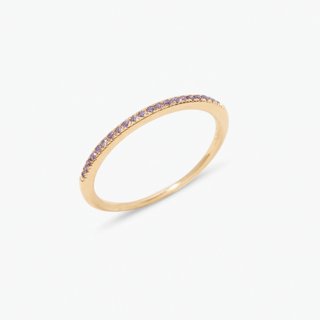Ariana Gold Birthstone Ring - Lotus Diamond