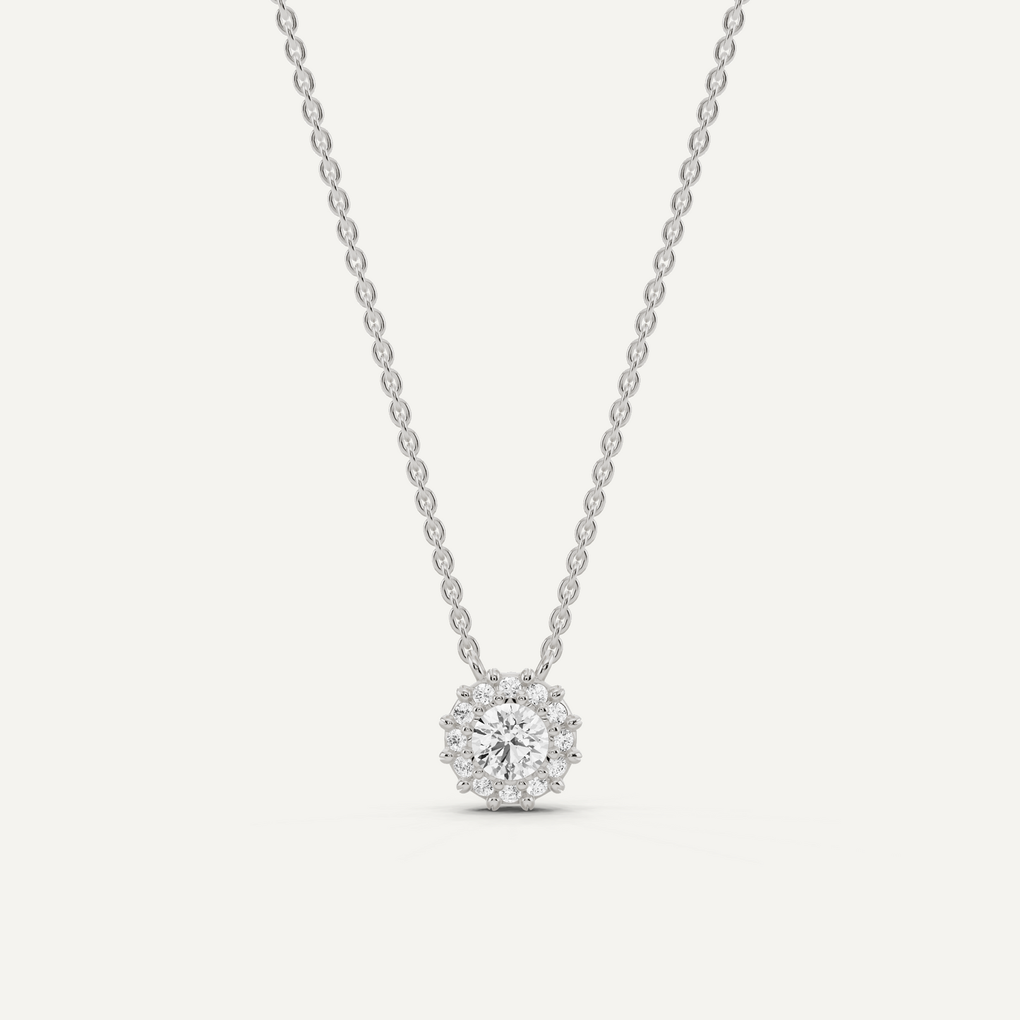 1/2 ctw Round Diamond Halo Fashion Pendant