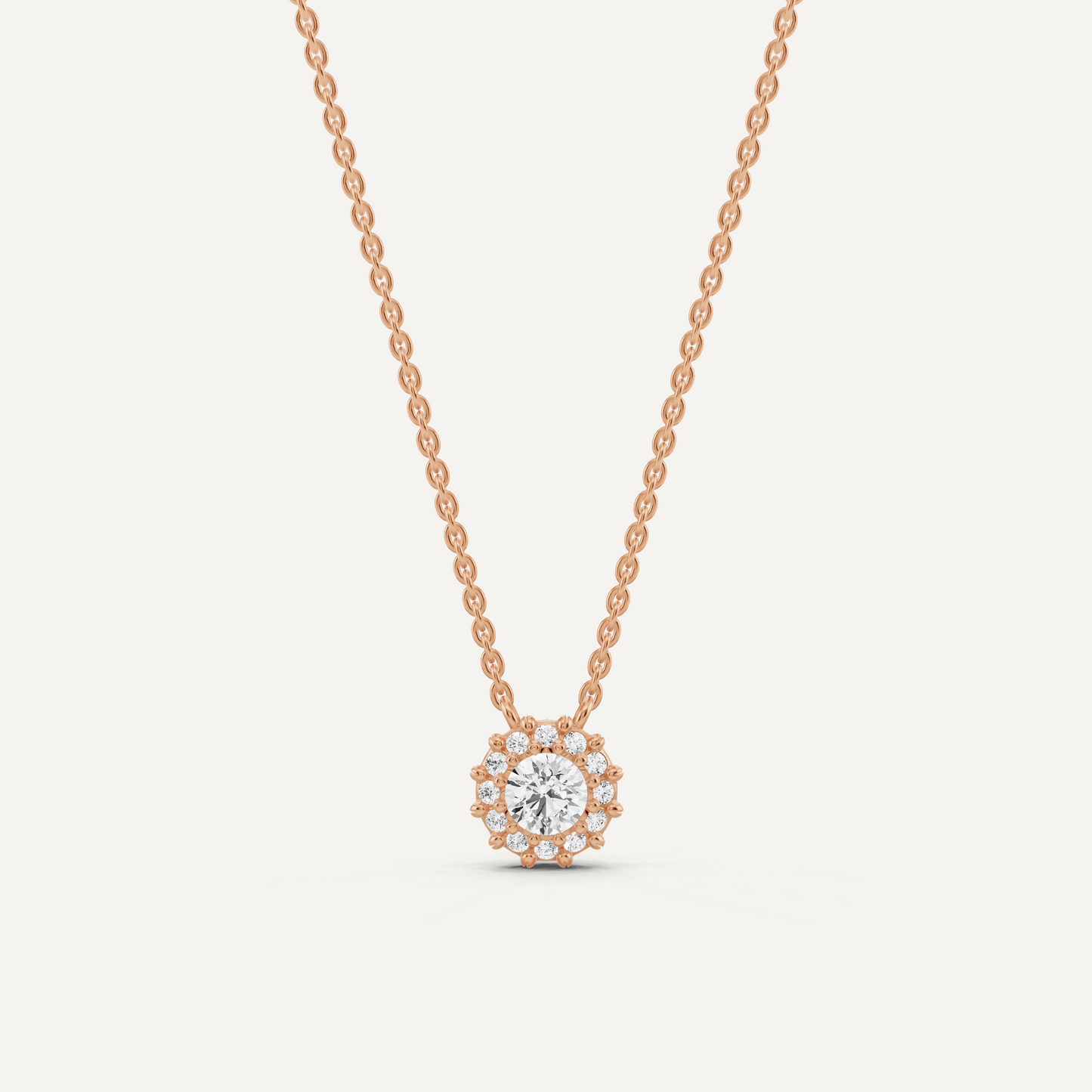 1/2 ctw Round Diamond Halo Fashion Pendant