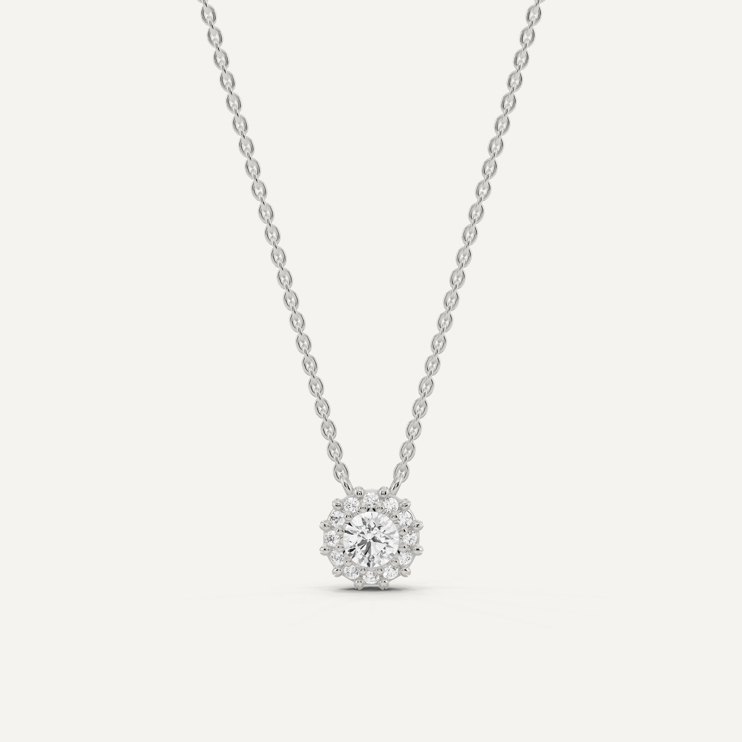 1/2 ctw Round Diamond Halo Fashion Pendant