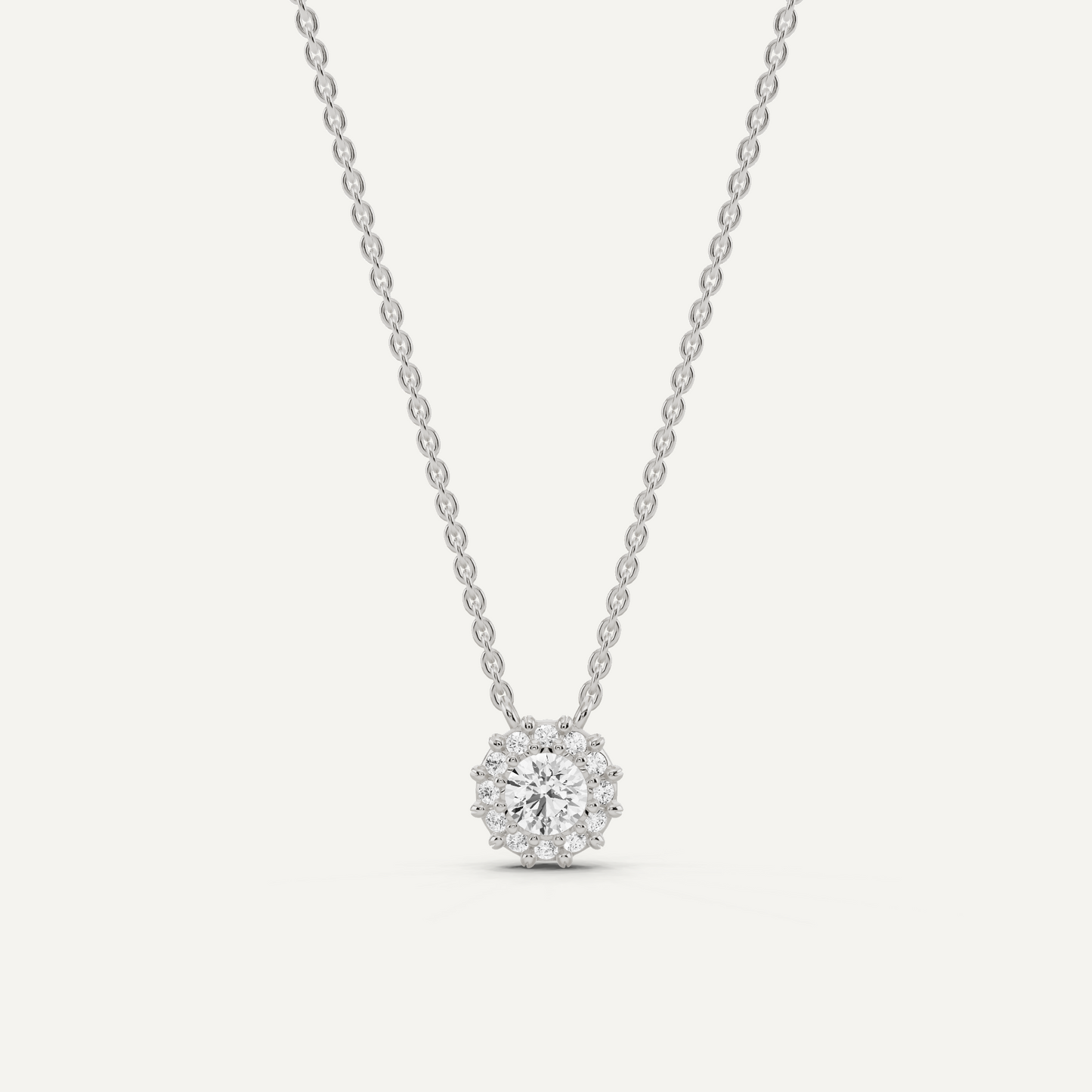 1/2 ctw Round Diamond Halo Fashion Pendant